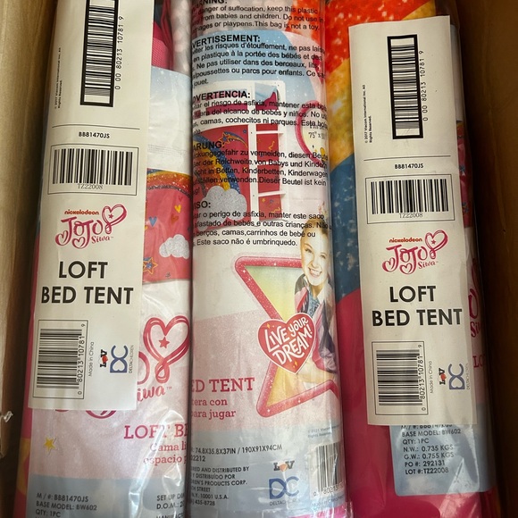 COPY - Brand New Jojo Siwa Loft Bed Tent - Picture 7 of 7